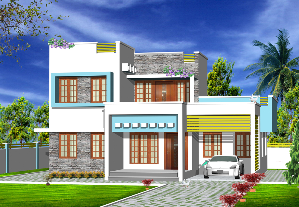 Contemporary House Plans In Kerala Kerala Model Home Plans